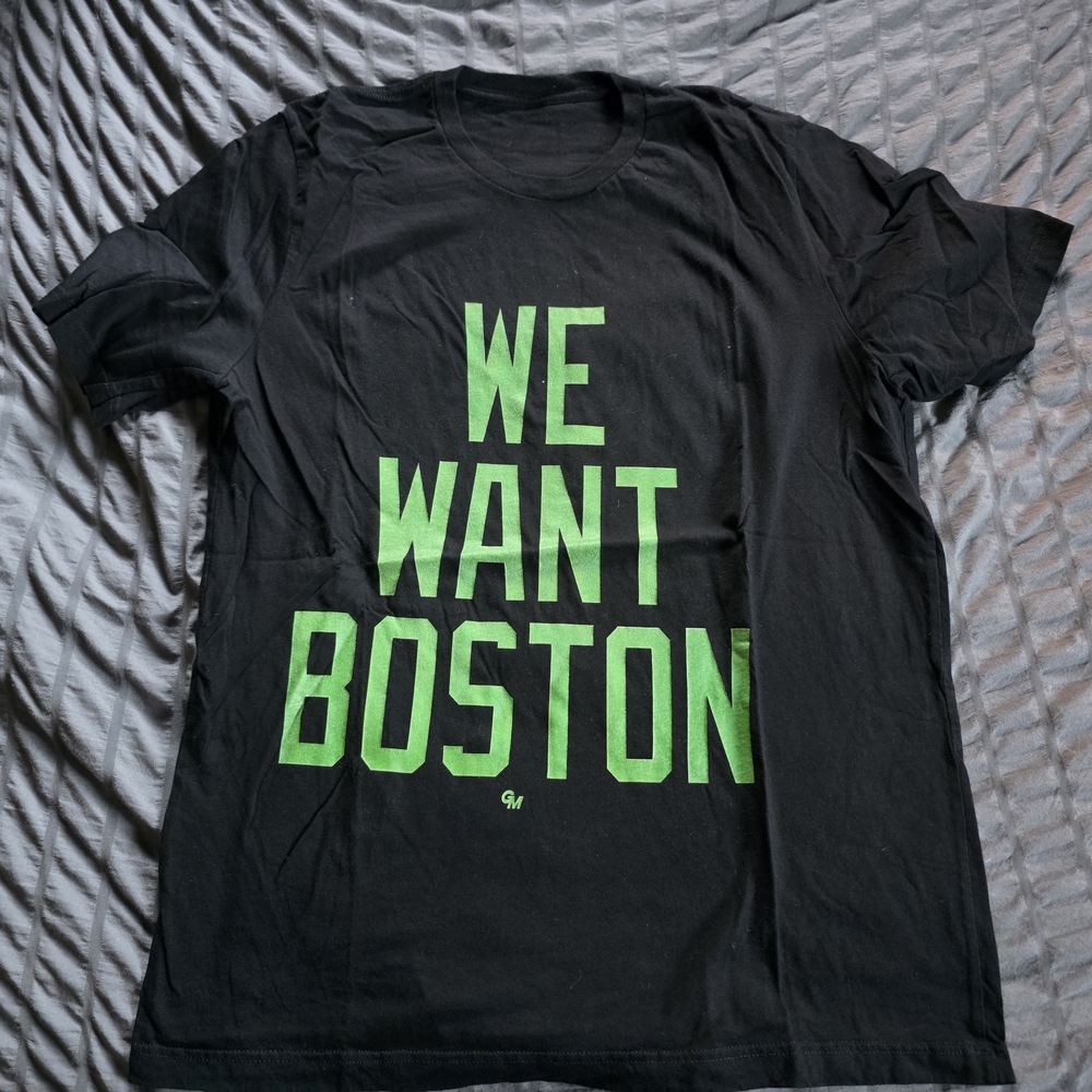 Black and Green Graphic Men's T-Shirt